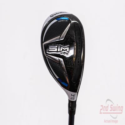 TaylorMade SIM MAX Hybrid 4 Hybrid 22° Fujikura Ventus Blue 5 Graphite Senior Right Handed 40.25in