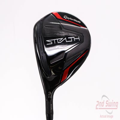 Mint TaylorMade Stealth Fairway Wood 3 Wood 3W 15° Fujikura Ventus Red 6 Graphite Stiff Left Handed 43.5in