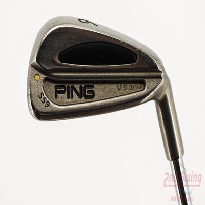 Ping S59 Single Iron 6 Iron Stock Steel Shaft Steel Stiff Right Handed Gold Dot 37.5in