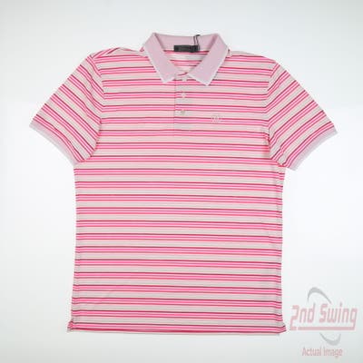 New Mens G-Fore Polo Large L Pink MSRP $116