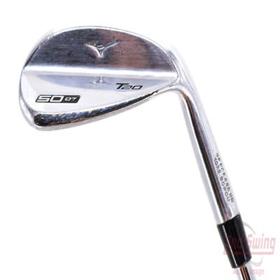 Mizuno T20 Satin Chrome Wedge Gap GW 50° 7 Deg Bounce Dynamic Gold Tour Issue S400 Steel Stiff Right Handed 35.5in