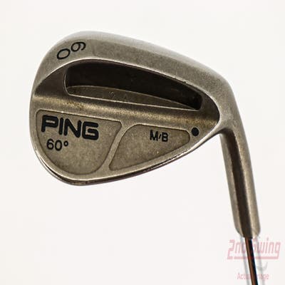 Ping MB Wedge Lob LW 60° Stock Steel Shaft Steel Wedge Flex Right Handed Black Dot 35.0in