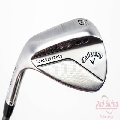 Callaway Jaws Raw Full Toe Chrome Wedge Lob LW 60° 10 Deg Bounce J Grind Project X Catalyst 80 Graphite Wedge Flex Left Handed 35.0in