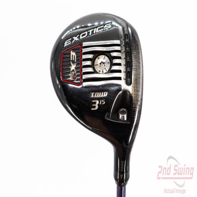 Tour Edge Exotics EX9 Tour Fairway Wood 3 Wood 3W 15° Veylix Rome 888 Graphite Stiff Right Handed 43.0in