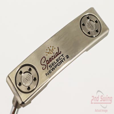 Mint Titleist Scotty Cameron Special Select Newport 2 Putter Steel Left Handed 34.0in