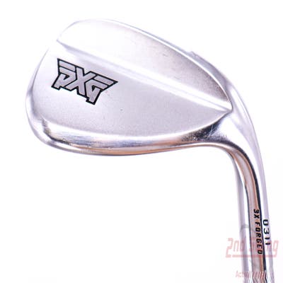 PXG 0311 3X Forged Chrome Wedge Lob LW 60° 9 Deg Bounce True Temper Elevate Tour Steel Stiff Right Handed 34.75in