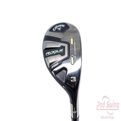 Callaway Rogue ST Pro Hybrid 3 Hybrid 20° Mitsubishi Tensei AV White 80 Graphite Stiff Right Handed 39.5in