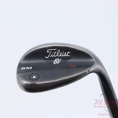 Titleist Vokey SM6 Jet Black Wedge Lob LW 60° 8 Deg Bounce M Grind SM6 BV Steel Wedge Flex Right Handed 35.0in