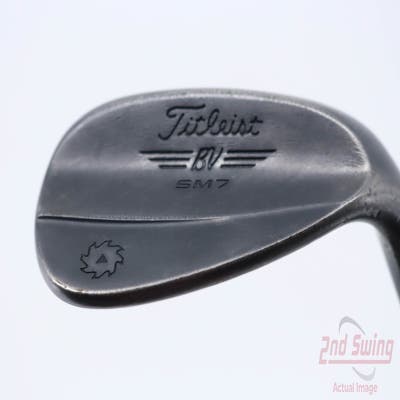 Titleist Vokey SM7 Jet Black Wedge Gap GW 52° 8 Deg Bounce F Grind SM7 BV Steel Wedge Flex Right Handed 35.5in