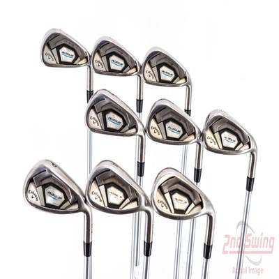 Callaway Rogue Iron Set 4-PW AW SW Fujikura Vista Pro 60 Graphite Regular Right Handed 38.5in