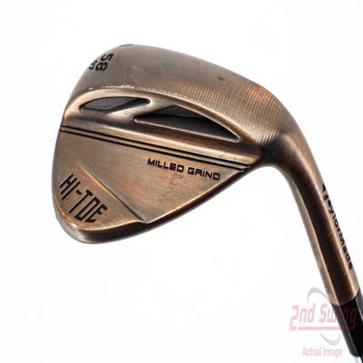 TaylorMade Milled Grind HI-TOE 3 Copper Wedge Lob LW 58° 7 Deg Bounce FST KBS Hi-Rev 2.0 115 Steel Wedge Flex Right Handed 35.0in