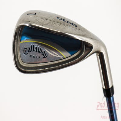 Callaway Solaire Gems Single Iron 7 Iron Callaway Stock Graphite Graphite Ladies Right Handed 36.5in