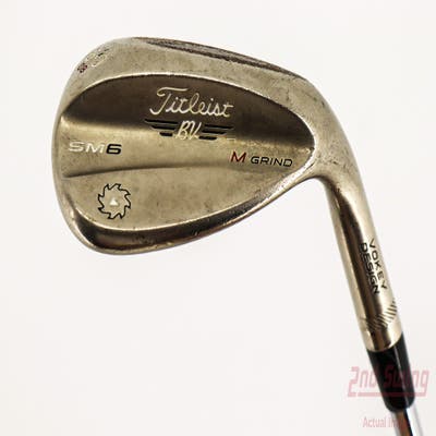 Titleist Vokey SM6 Tour Chrome Wedge Lob LW 60° 8 Deg Bounce M Grind SM6 BV Steel Wedge Flex Right Handed 35.0in