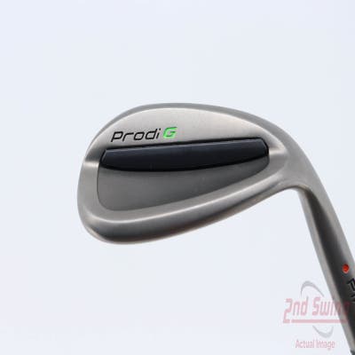 Ping Prodi G Wedge Sand SW 56° 12 Deg Bounce Stock Graphite Shaft Graphite Junior Stiff Right Handed Red dot 33.5in