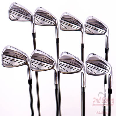 Cobra 2023 KING Tour Iron Set 4-PW AW FST KBS $-Taper Black PVD Steel Stiff Right Handed 38.0in