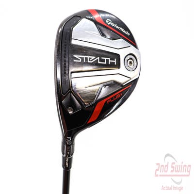 TaylorMade Stealth Plus Fairway Wood 3 Wood 3W 15° MCA Tensei AV Blue Raw 65 Graphite Stiff Left Handed 44.0in