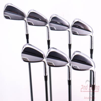 Ping i530 Iron Set 4-PW UST Recoil Dart HB 75 IP Blue Graphite Stiff Right Handed Black Dot 38.25in