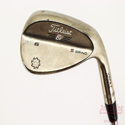 Titleist Vokey SM6 Steel Grey Wedge Sand SW 54° 10 Deg Bounce S Grind SM6 BV Steel Wedge Flex Right Handed 35.25in