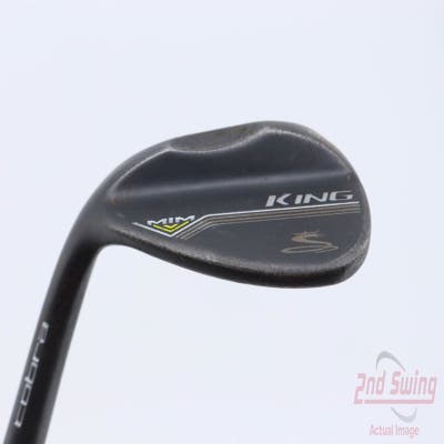 Cobra KING MIM Black Wedge Sand SW 56° 10 Deg Bounce V Grind FST KBS Hi-Rev 2.0 Steel Stiff Left Handed 35.75in