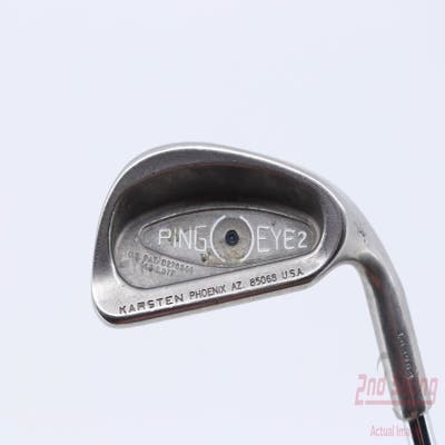 Ping Eye 2 Single Iron 6 Iron Ping ZZ Lite Steel Stiff Right Handed Black Dot 37.5in