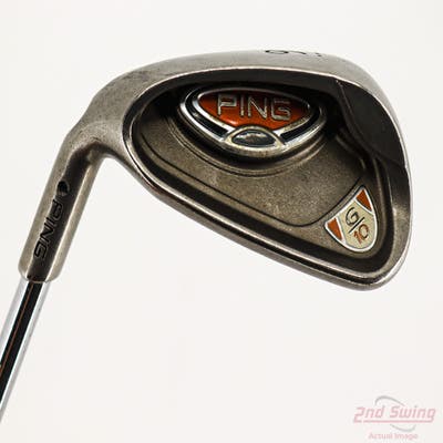 Ping G10 Single Iron 9 Iron Ping AWT Steel Stiff Left Handed Black Dot 36.25in