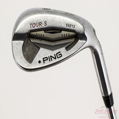 Ping Tour-S Chrome Wedge Sand SW 54° 12 Deg Bounce FST KBS Tour Steel Wedge Flex Right Handed Black Dot 35.25in