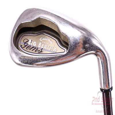 Callaway Big Bertha Gems Single Iron Pitching Wedge PW Callaway Stock Graphite Graphite Ladies Right Handed 34.75in