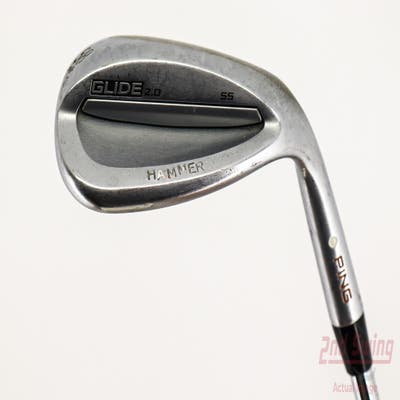 Ping Glide 2.0 Wedge Lob LW 58° 10 Deg Bounce True Temper Dynamic Gold S400 Steel Stiff Right Handed White Dot 35.25in