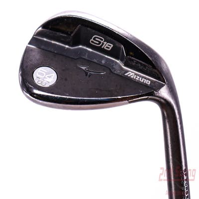 Mizuno S18 Gunmetal Black Wedge Sand SW 54° 8 Deg Bounce FST KBS Tour 120 Steel Stiff Right Handed 35.5in