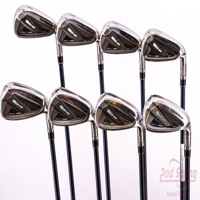 TaylorMade SIM2 MAX Iron Set 4-PW AW Fujikura Ventus Blue 7 Graphite Stiff Right Handed 38.25in