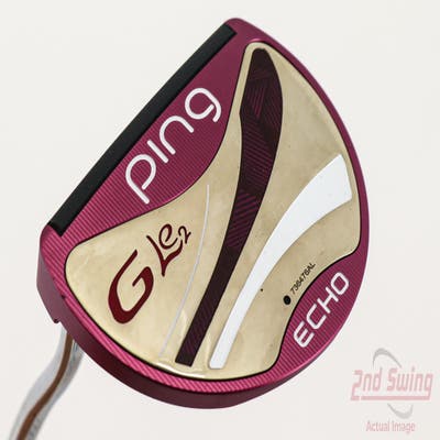 Ping G LE 2 Echo Putter Straight Arc Steel Left Handed Black Dot 35.5in