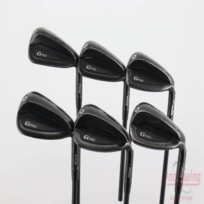 Ping G710 Iron Set 6-PW GW ALTA CB Black Graphite Senior Right Handed Green Dot 38.5in