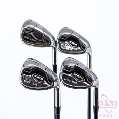 Adams Idea A12 OS Iron Set 8-PW AW Adams Grafalloy ProLaunch Blue Graphite Senior Right Handed 37.0in