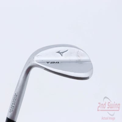 Mint Mizuno T24 Soft Satin Wedge Lob LW 58° 10 Deg Bounce V Grind Dynamic Gold Tour Issue S400 Steel Stiff Left Handed 35.75in