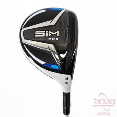 TaylorMade SIM MAX Fairway Wood 3 Wood 3W 15° Aldila NV Ladies 45 Graphite Ladies Right Handed 42.0in