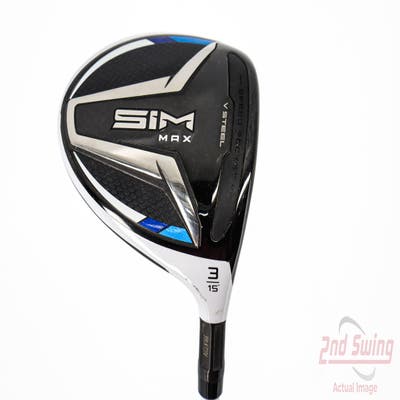 TaylorMade SIM MAX Fairway Wood 3 Wood 3W 15° Aldila NV Ladies 45 Graphite Ladies Right Handed 42.0in