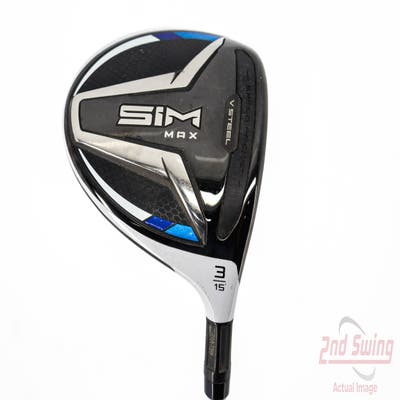 TaylorMade SIM MAX Fairway Wood 3 Wood 3W 15° Aldila NV Ladies 45 Graphite Ladies Right Handed 42.0in