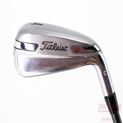 Titleist U 510 Utility Hybrid 4 Hybrid 22° PX HZRDUS Smoke Black 80 Graphite Stiff Right Handed 38.75in