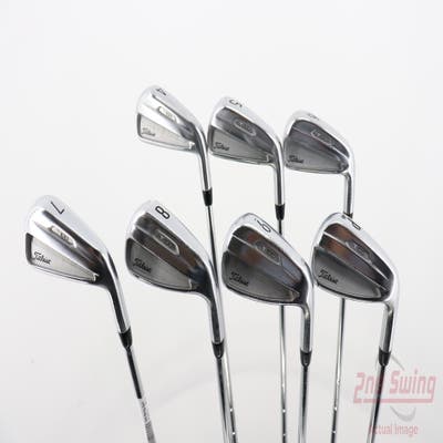 Titleist 2021 T100 Iron Set 4-PW True Temper AMT White S300 Steel Stiff Right Handed 38.0in