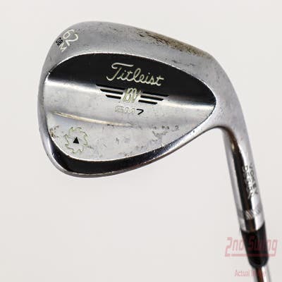 Titleist Vokey SM7 Tour Chrome Wedge Lob LW 62° 8 Deg Bounce M Grind SM7 BV Steel Wedge Flex Right Handed 34.5in