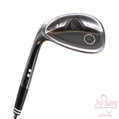 Cleveland CG14 Gunmetal Wedge Sand SW 56° 14 Deg Bounce Cleveland Traction Wedge Steel Wedge Flex Left Handed 35.75in