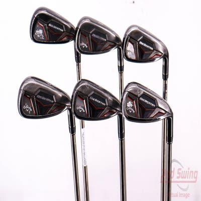 Callaway 2019 Big Bertha Iron Set 7-PW GW SW UST Mamiya Recoil ESX 450 F1 Graphite Ladies Right Handed 36.25in