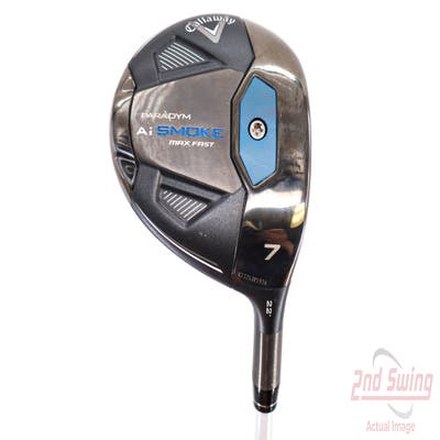 Callaway Paradym Ai Smoke Max Fast Fairway Wood 7 Wood 7W 22° Mitsubishi Eldio White 40 Graphite Ladies Right Handed 41.0in