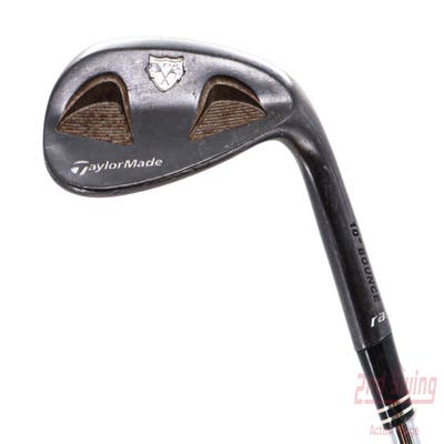 TaylorMade Rac Black TP Wedge Sand SW 54° 10 Deg Bounce Stock Steel Shaft Steel Wedge Flex Right Handed 35.75in