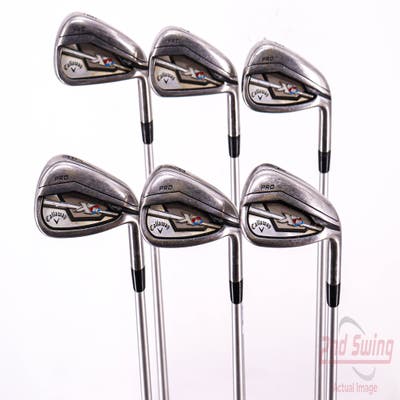 Callaway XR Pro Iron Set 6-PW AW Aldila RIP Tour 90 Graphite Stiff Right Handed 37.75in