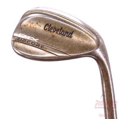 Cleveland RTX ZipCore Raw Wedge Lob LW 58° 6 Deg Bounce Low Stock Steel Shaft Steel Wedge Flex Right Handed 35.25in