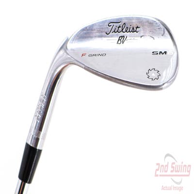 Titleist Vokey SM6 Tour Chrome Wedge Sand SW 54° 14 Deg Bounce F Grind SM6 BV Steel Wedge Flex Left Handed 35.5in