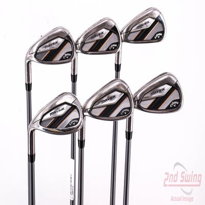 Callaway Mavrik Iron Set 6-PW SW Project X Catalyst 55 Graphite Regular Left Handed 37.5in