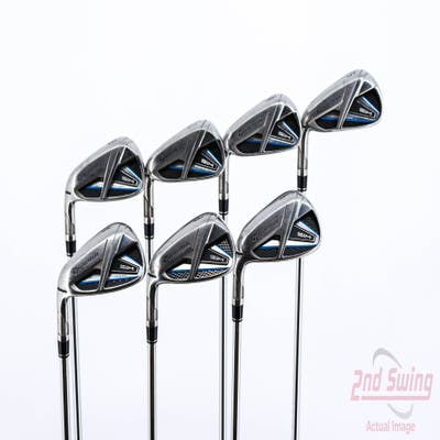 TaylorMade SIM MAX Iron Set 5-PW AW FST KBS MAX 85 Steel Regular Left Handed 38.5in