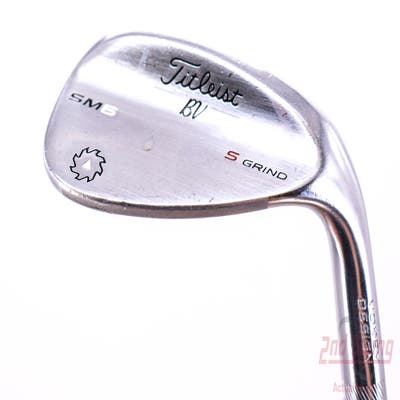 Titleist Vokey SM6 Tour Chrome Wedge Sand SW 56° 10 Deg Bounce S Grind SM6 BV Steel Wedge Flex Right Handed 35.0in